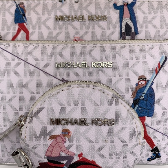 MICHAEL KORS JET SET GIRLS MULTIFUNCTIONAL WRISTLET TRIO BRIGHT WHITE MULTI - Picture 5 of 16